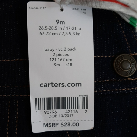 Cute Boy's Carter 2pc. Set sz. 9mo. NWT - Picture 6 of 6